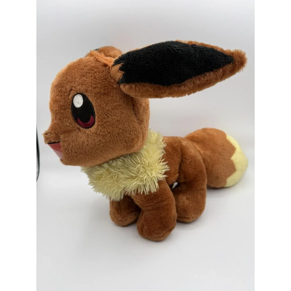 RARE Build a Bear Pokemon Eevee Plush Original 2016 Release w RED EYES